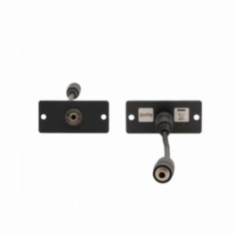 Kramer - Signal Management WA-1PN (B) Wall Plate Insert 3.5mm Stereo Audio - Black